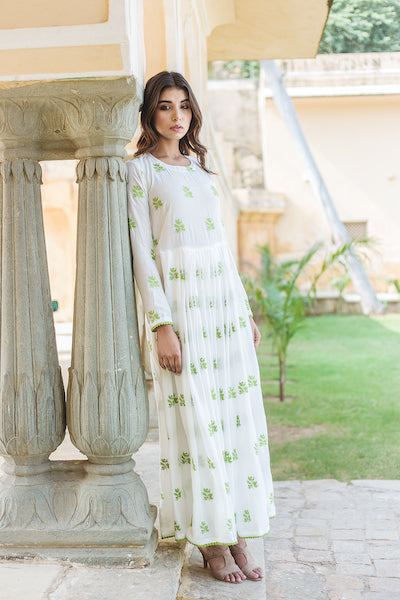 Mahim White Dress