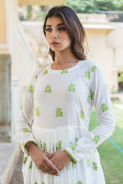 Mahim White Dress