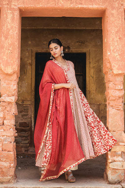 Farida Red Set