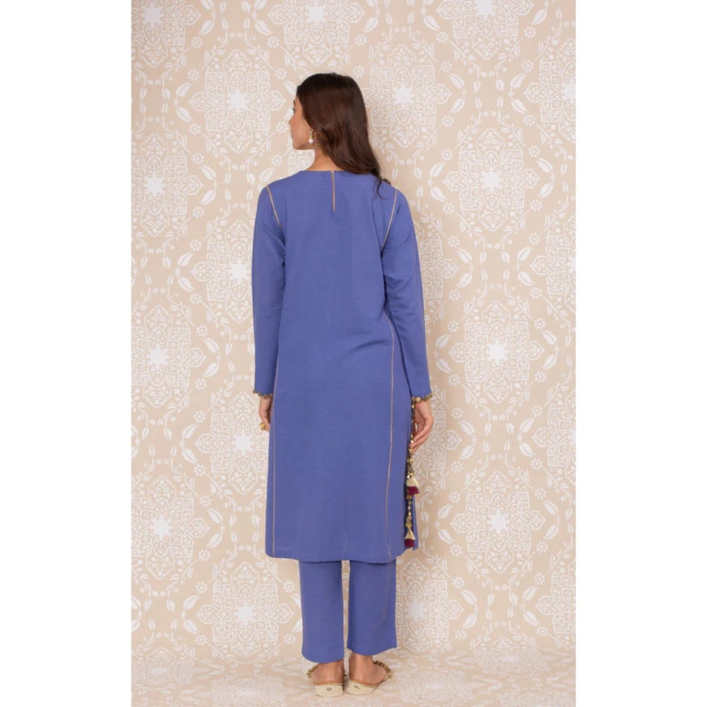 Inej Royal Blue Side Kali Suit (Set of 2)