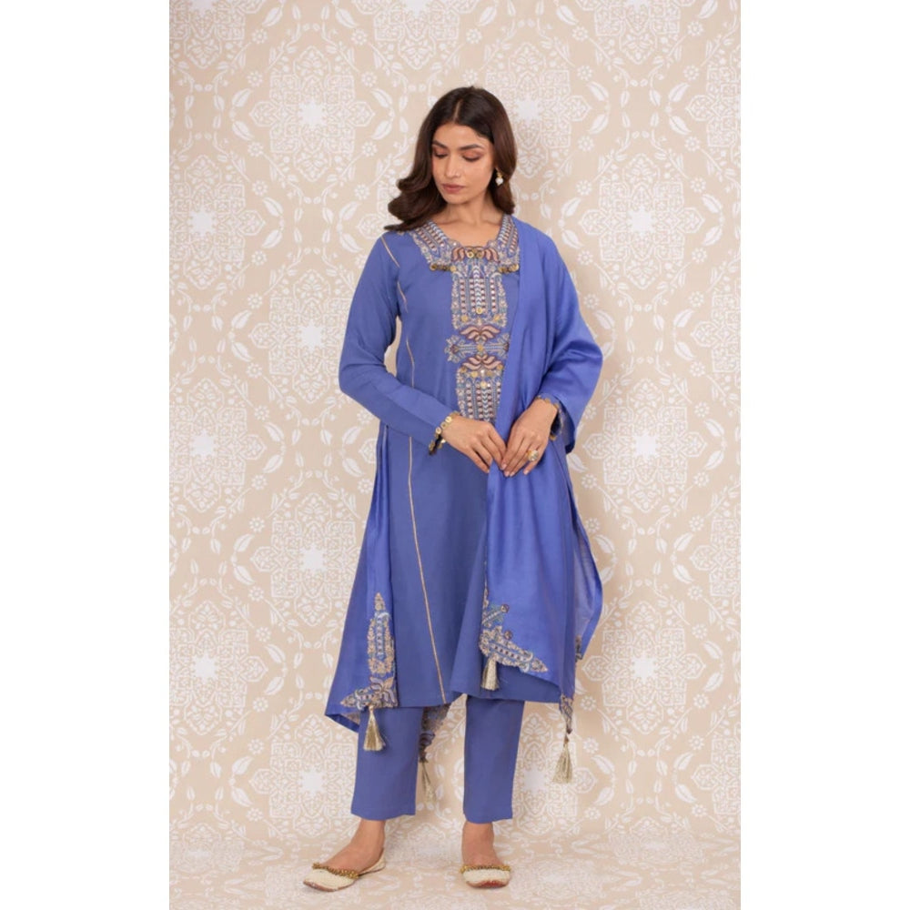 Inej Royal Blue Side Kali Suit (Set of 2)