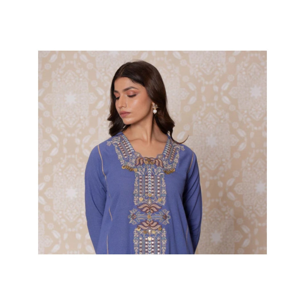 Inej Royal Blue Side Kali Suit (Set of 2)