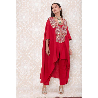 Inej Red Cape Suit (Set of 3)