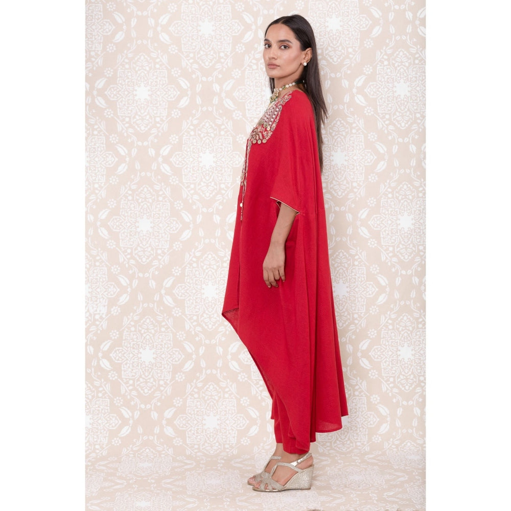 Inej Red Cape Suit (Set of 3)