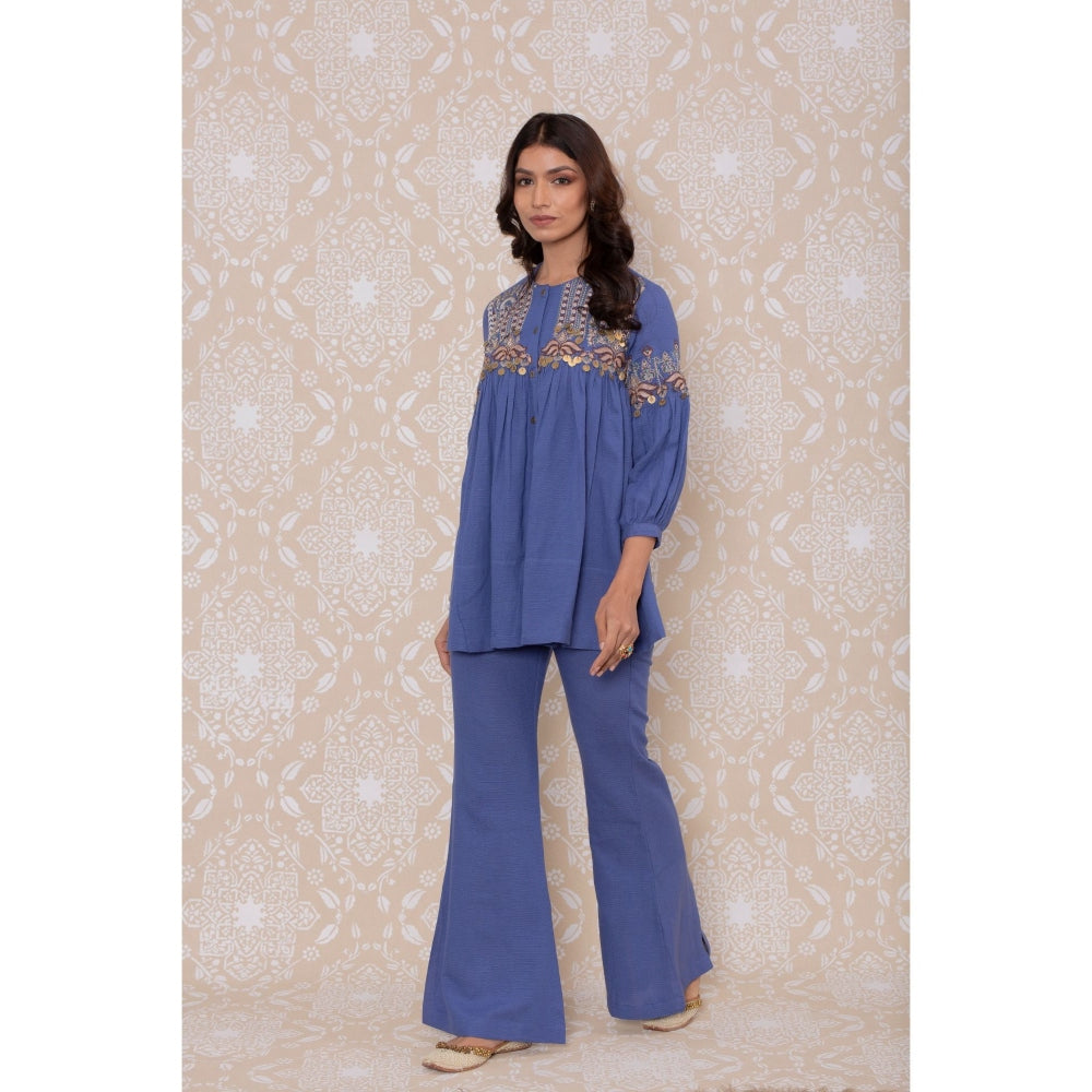 Inej Blue Yok Top (Set of 2)