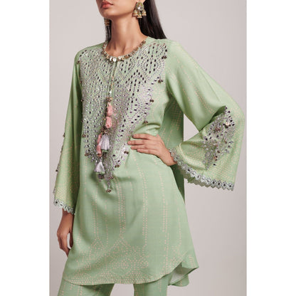 Inej Sage Green Kali Suit (Set of 2)