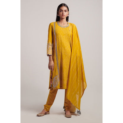 Inej Mustard Straight Suit (Set of 2)