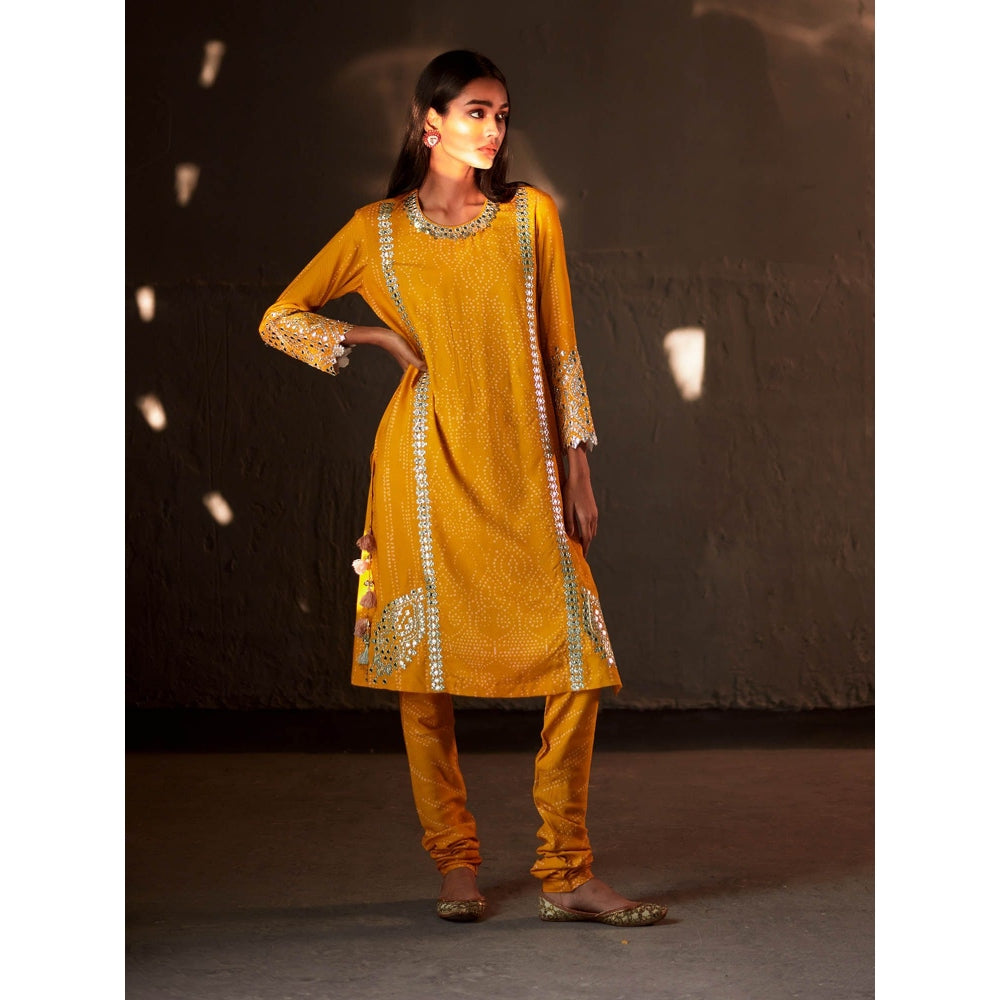 Inej Mustard Straight Suit (Set of 2)