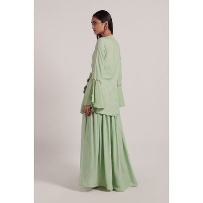 Inej Sage Green Overlap Top (Set of 2)