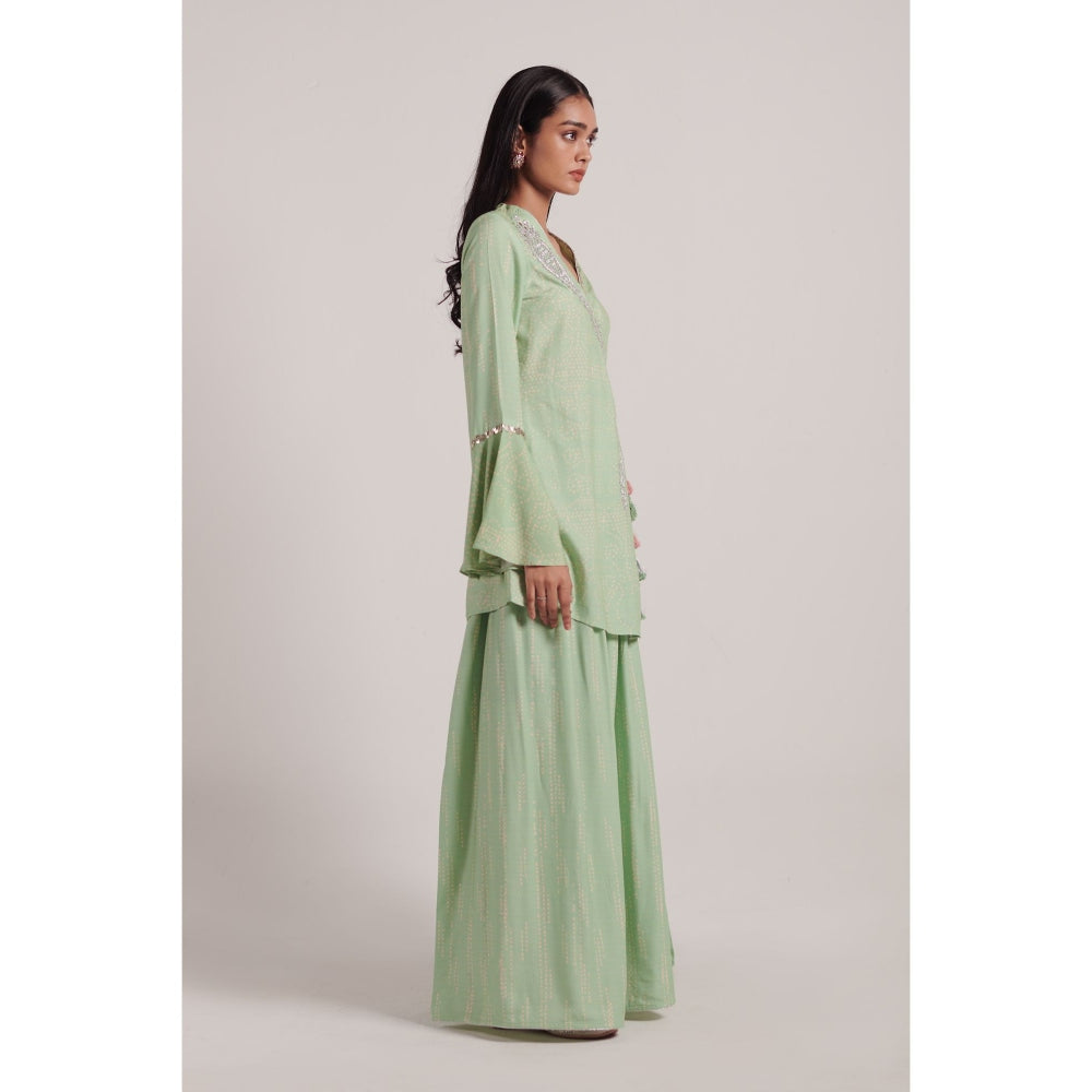 Inej Sage Green Overlap Top (Set of 2)