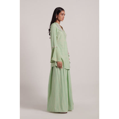 Inej Sage Green Overlap Top (Set of 2)