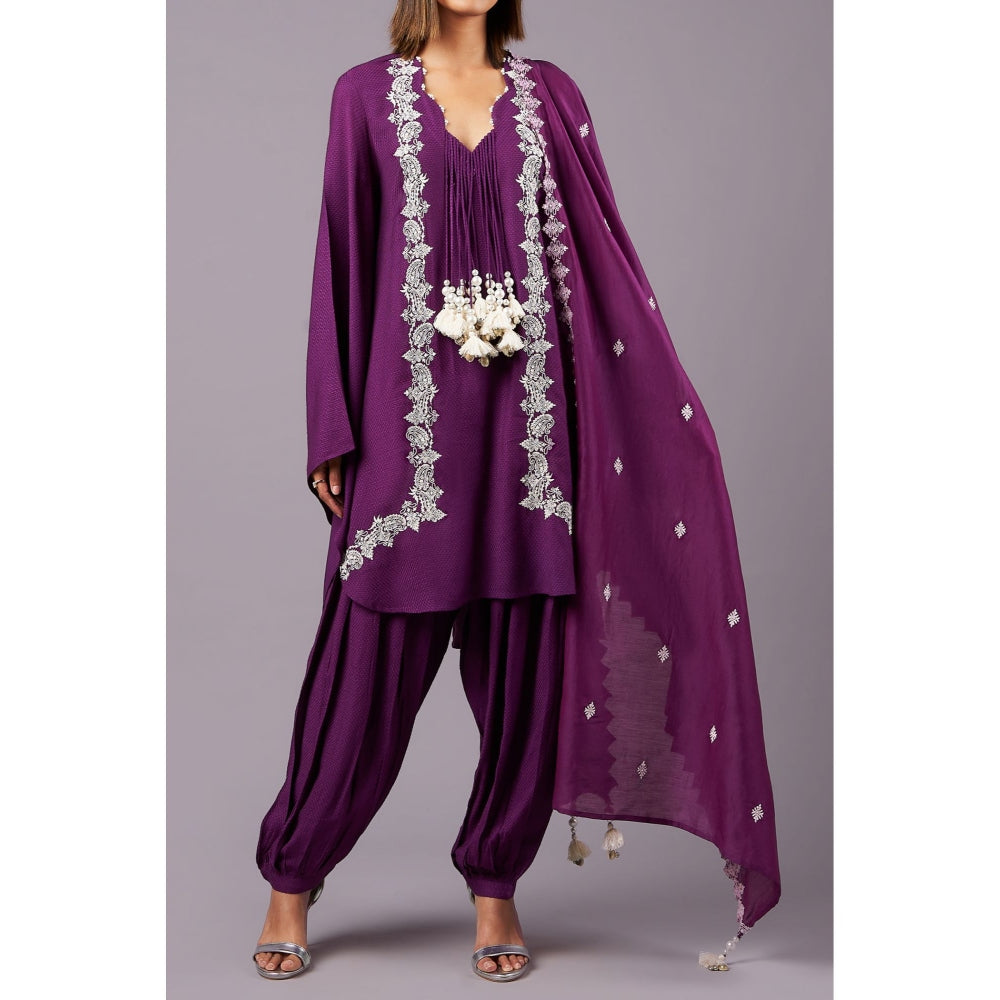 Inej Purple Dupatta