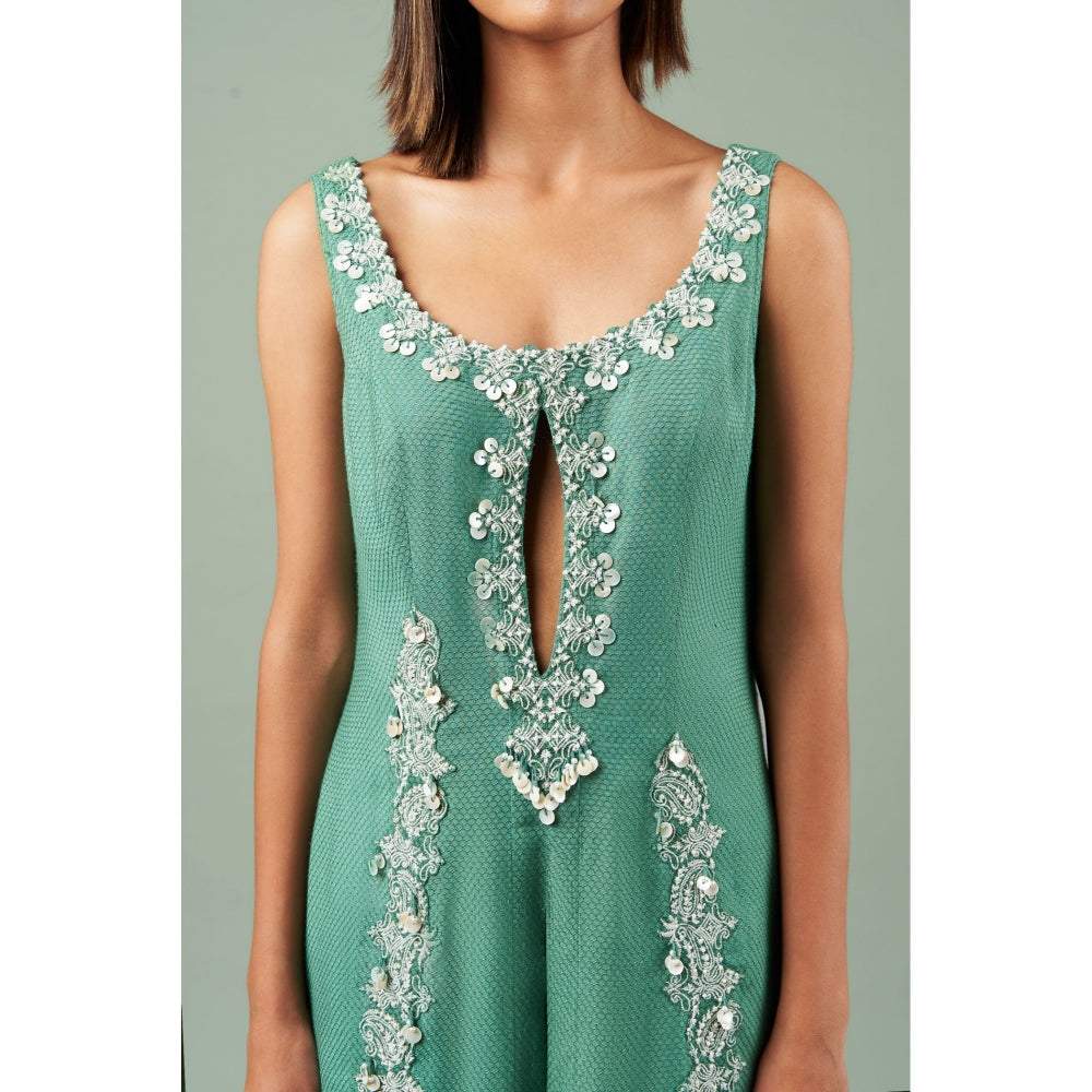 Inej Green Garara Suit (Set of 2)