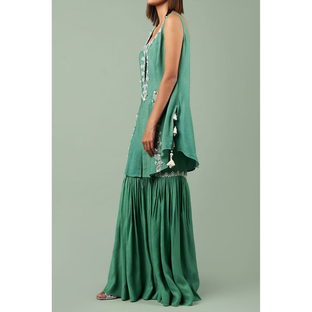 Inej Green Garara Suit (Set of 2)