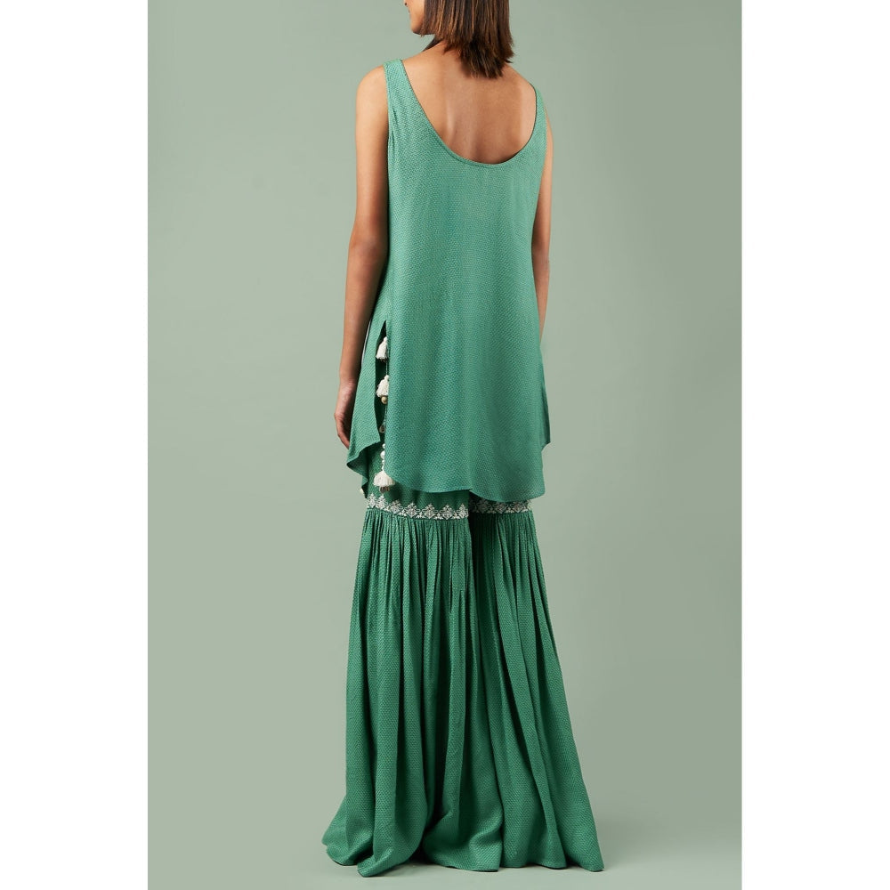 Inej Green Garara Suit (Set of 2)