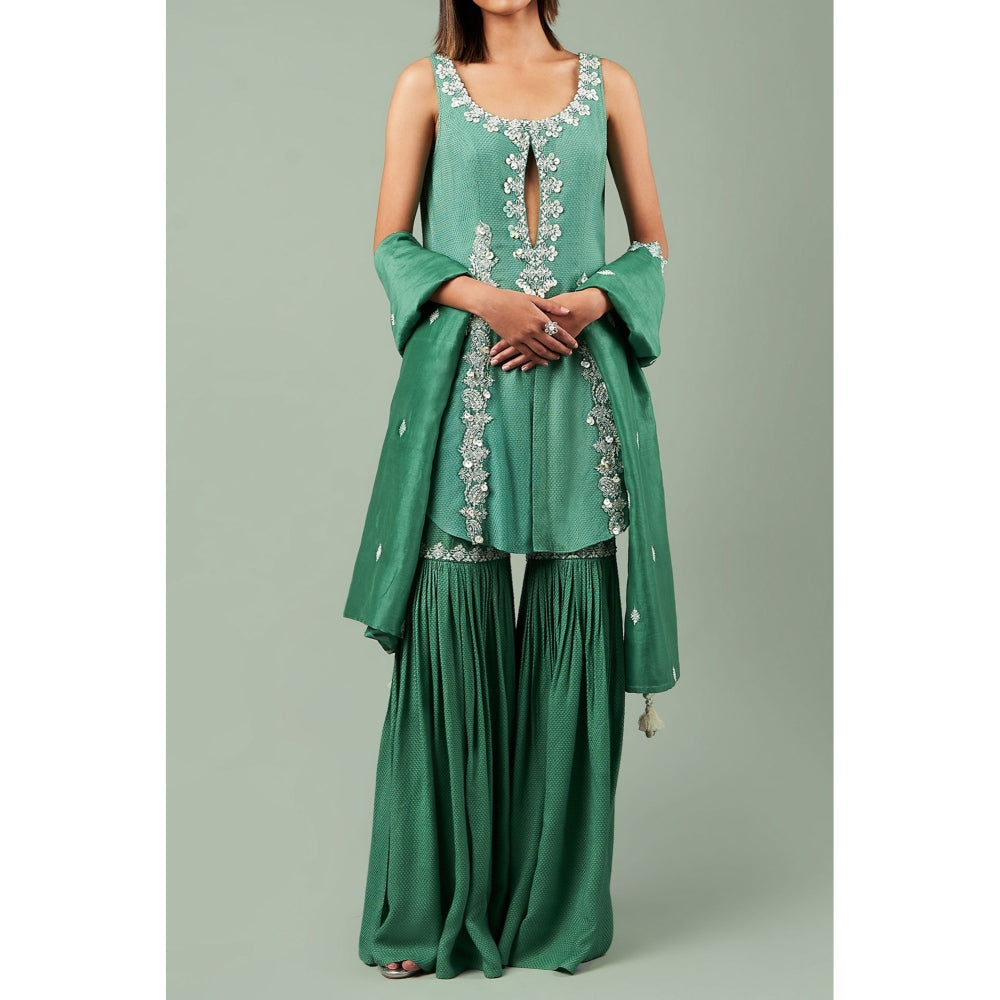 Inej Green Garara Suit (Set of 2)