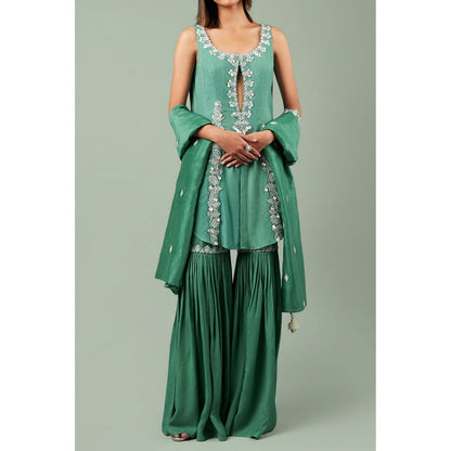 Inej Green Garara Suit (Set of 2)