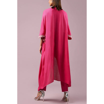Inej Thread & Pearl Cape Suit (Set of 2)