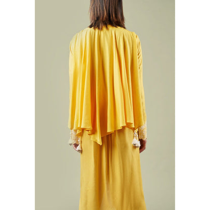 Inej Pearl Drape Cape (Set of 2)