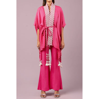 Inej Pink Open Kimono (Set of 4)