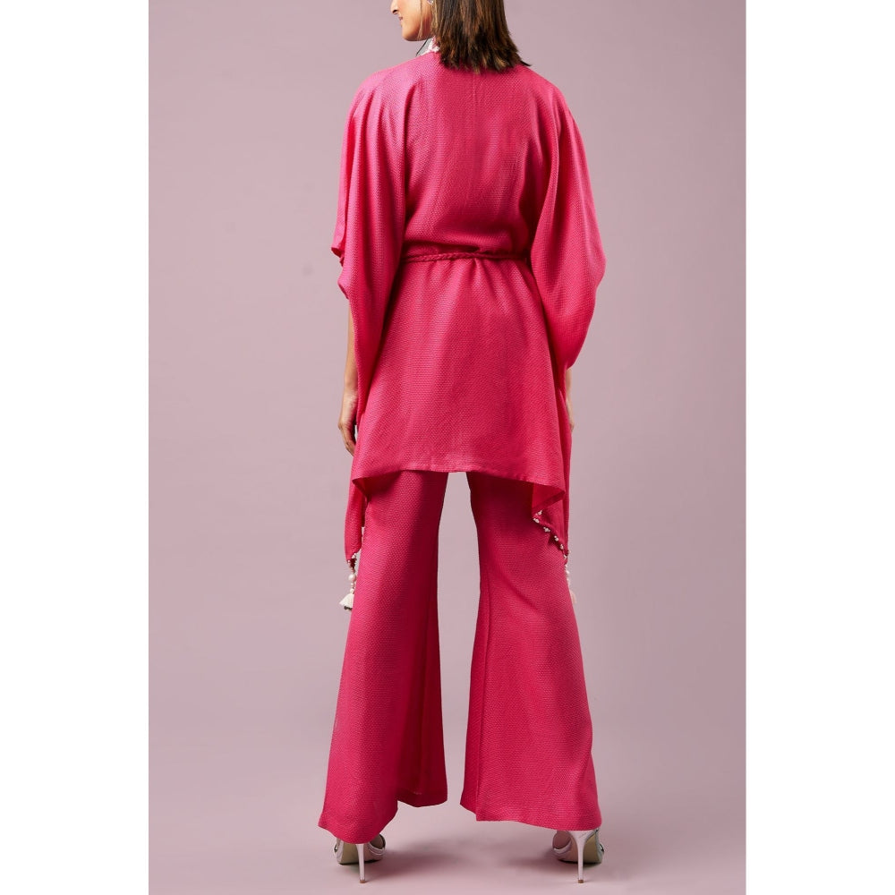 Inej Pink Open Kimono (Set of 4)