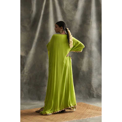 ITRH Aafreen Triangle Embroidered Kaftan