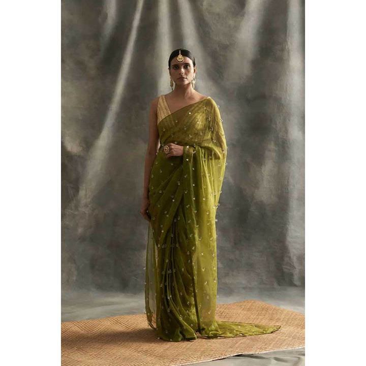ITRH Kaira Saree with Stitched Blouse