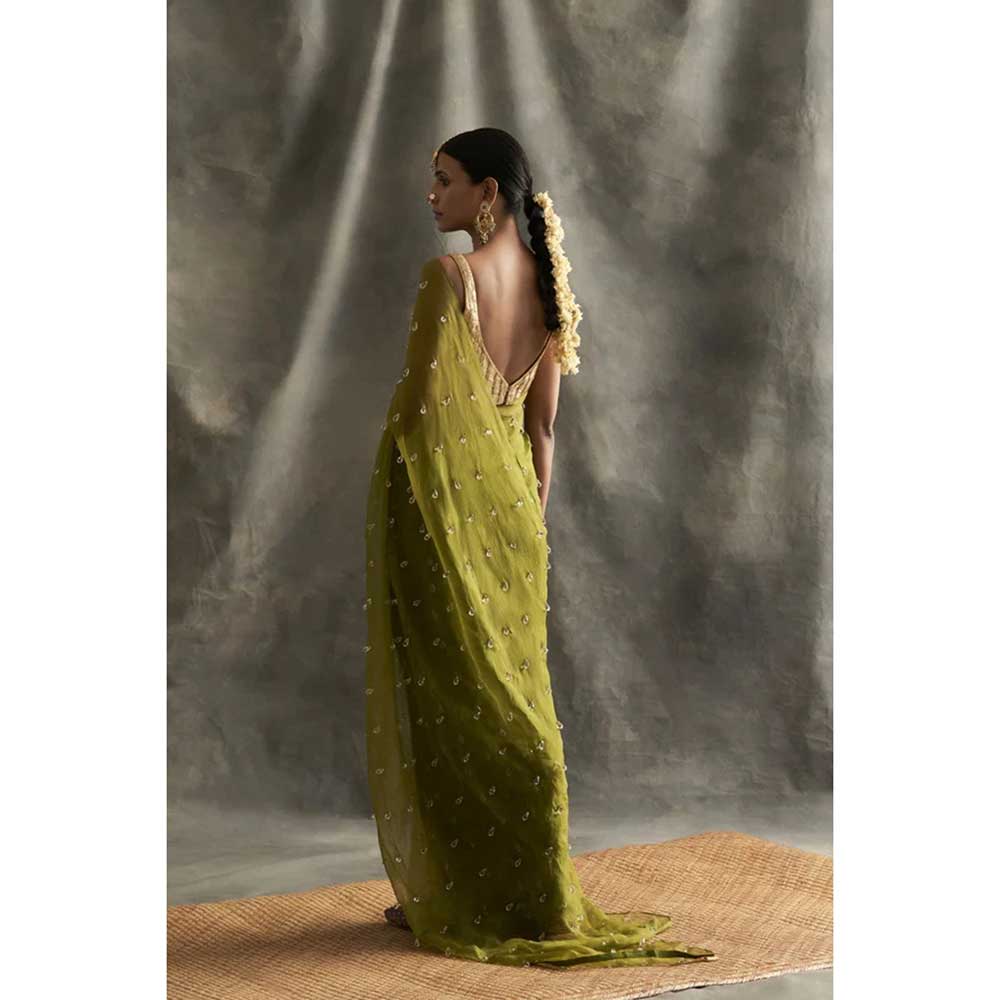 ITRH Kaira Saree with Stitched Blouse