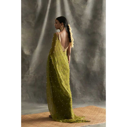 ITRH Kaira Saree with Stitched Blouse