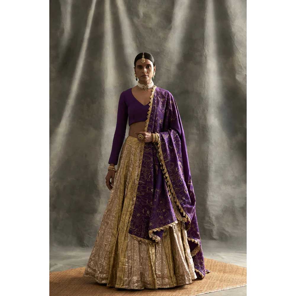ITRH Meira Lehenga (Set of 3)