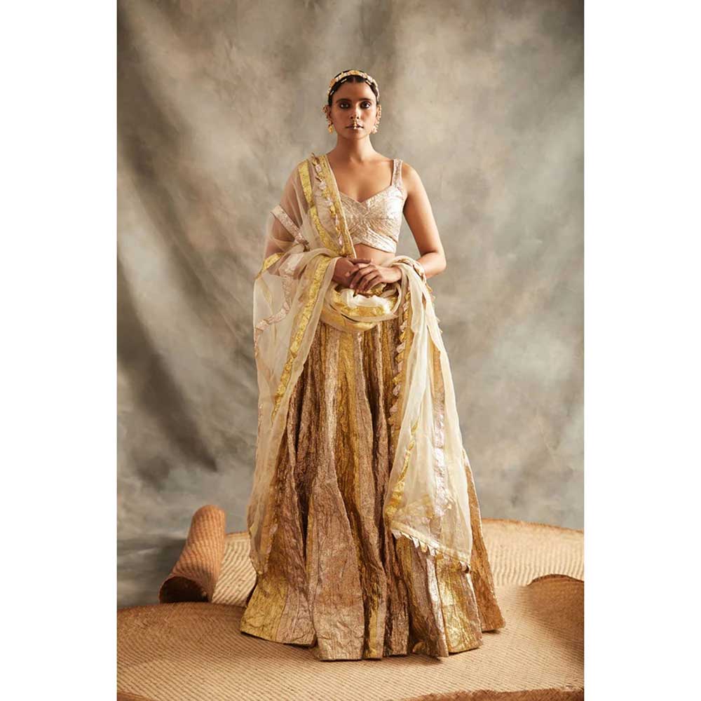 ITRH Chandi Sona Lehenga (Set of 3)