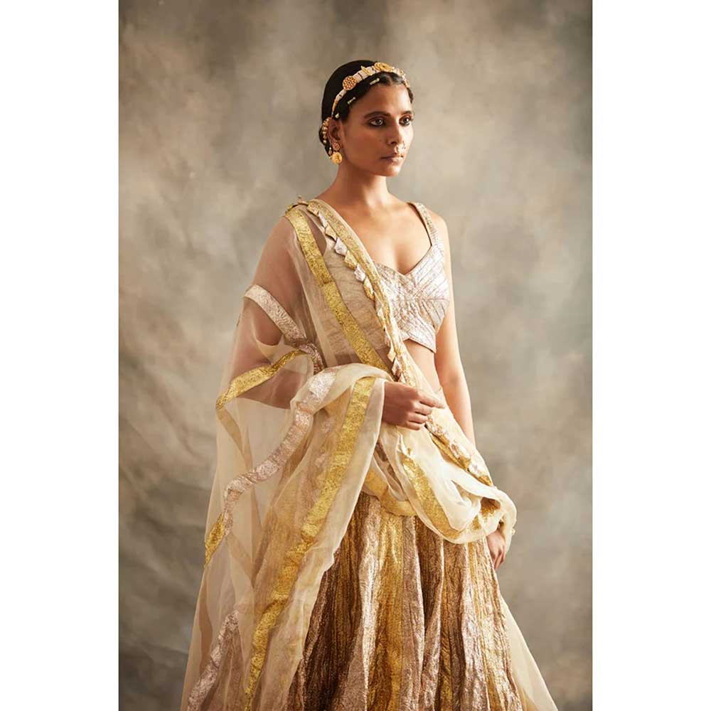 ITRH Chandi Sona Lehenga (Set of 3)