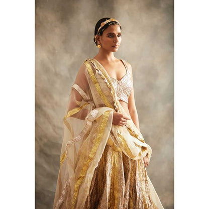 ITRH Chandi Sona Lehenga (Set of 3)