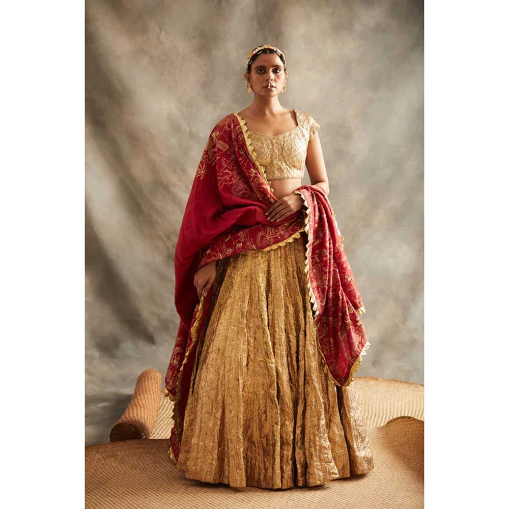 ITRH Sona Lehenga (Set of 3)