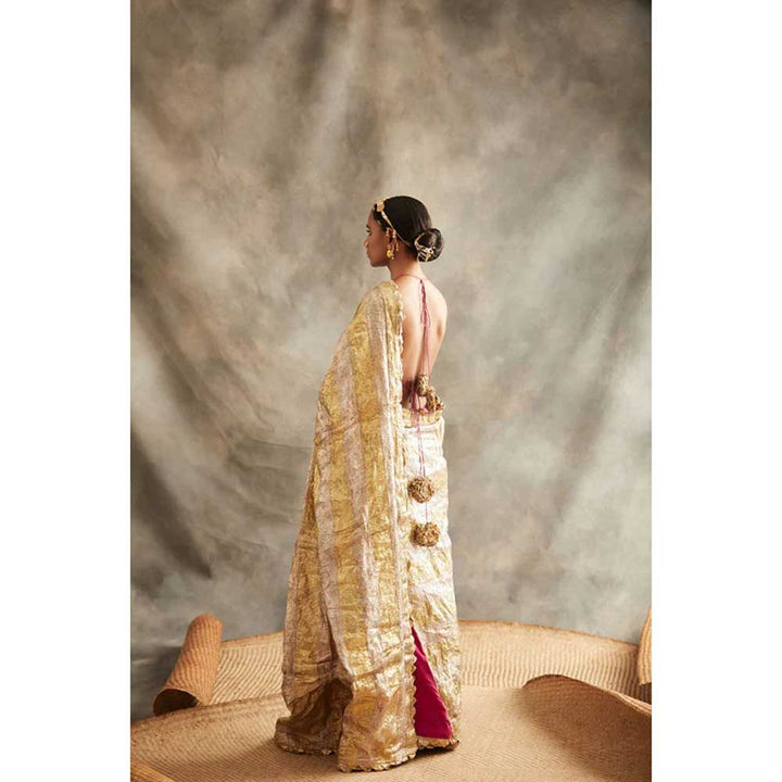 ITRH Naqush Saree with Stitched Blouse