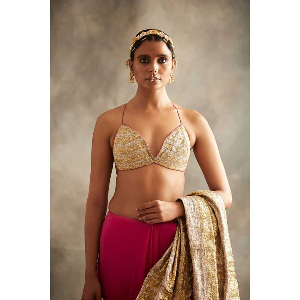 ITRH Naqush Saree with Stitched Blouse