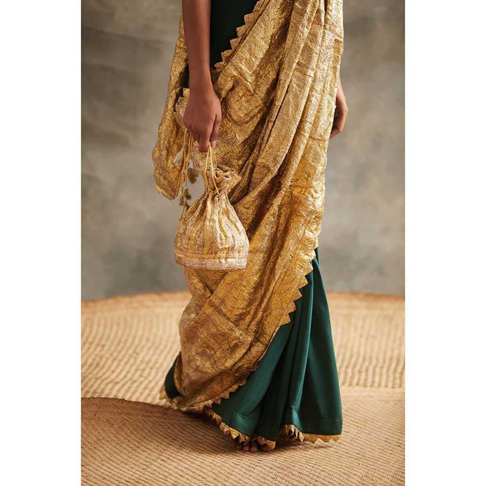 ITRH Mayurika Saree with Stitched Blouse