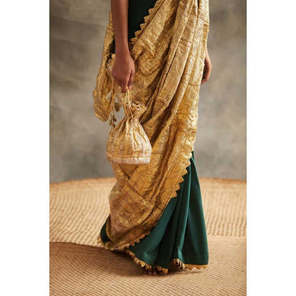 ITRH Mayurika Saree with Stitched Blouse