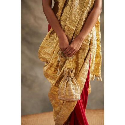 ITRH Naqush Saree with Stitched Blouse