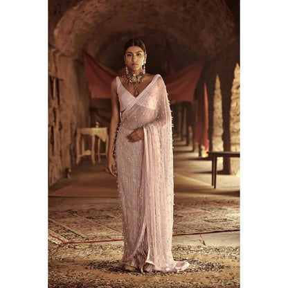 ITRH Nadira Saree with Stitched Blouse