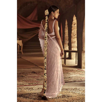 ITRH Nadira Saree with Stitched Blouse