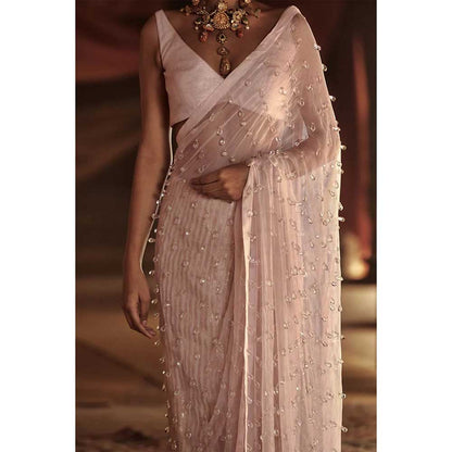 ITRH Nadira Saree with Stitched Blouse