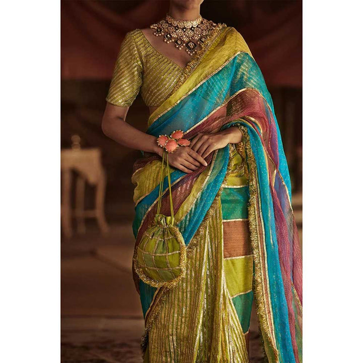 ITRH Jannat Saree with Stitched Blouse