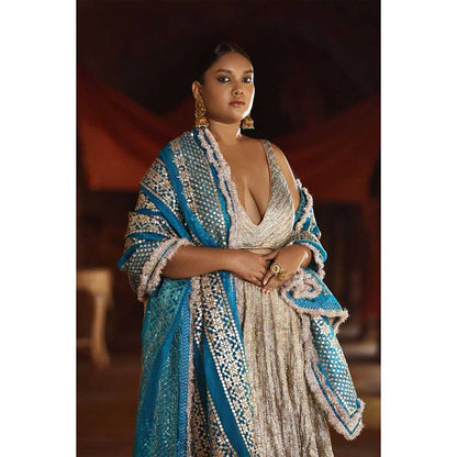 ITRH Fiza Chaandi Lehenga (Set of 3)