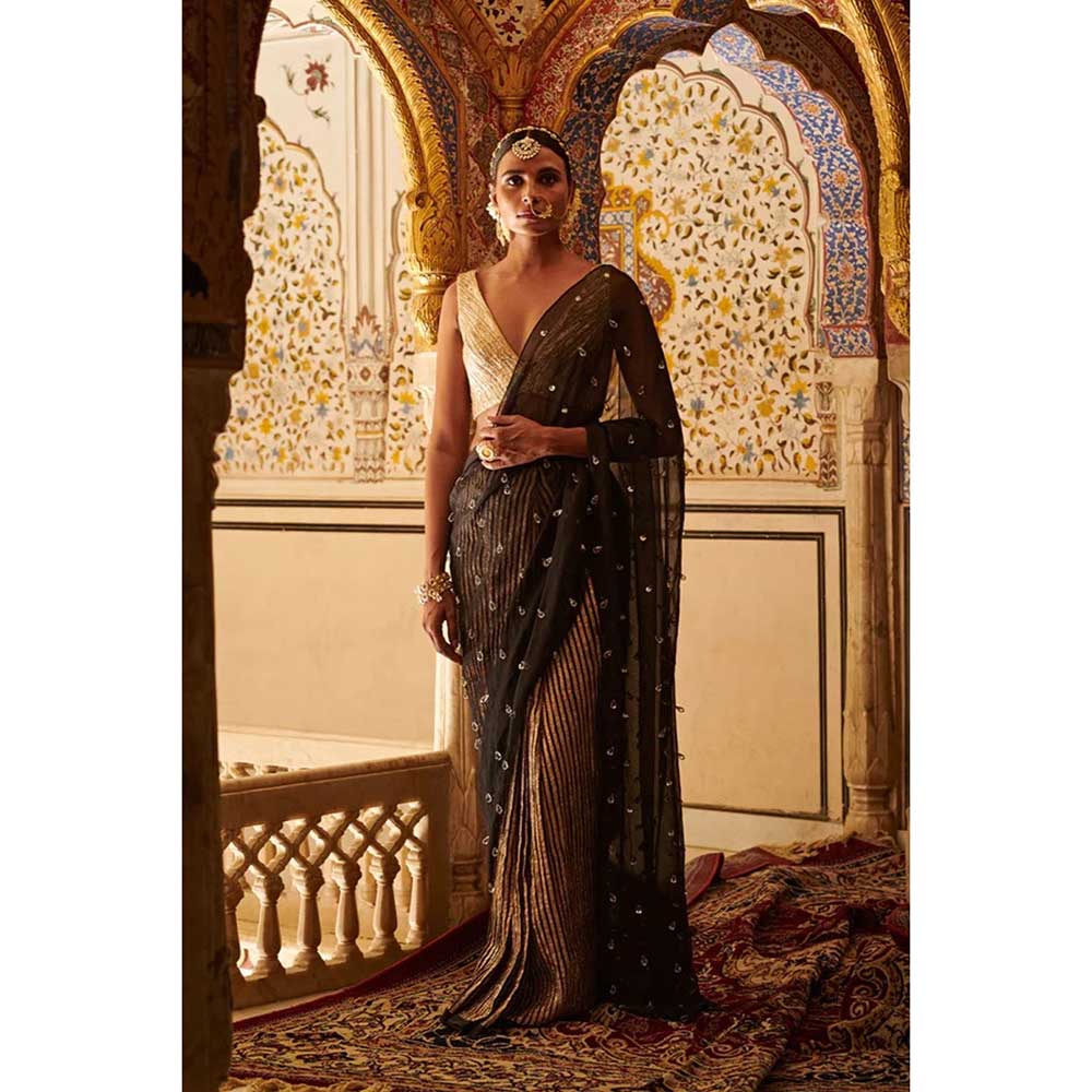 ITRH Azal Saree with Stitched Blouse