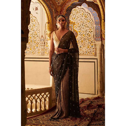 ITRH Azal Saree with Stitched Blouse