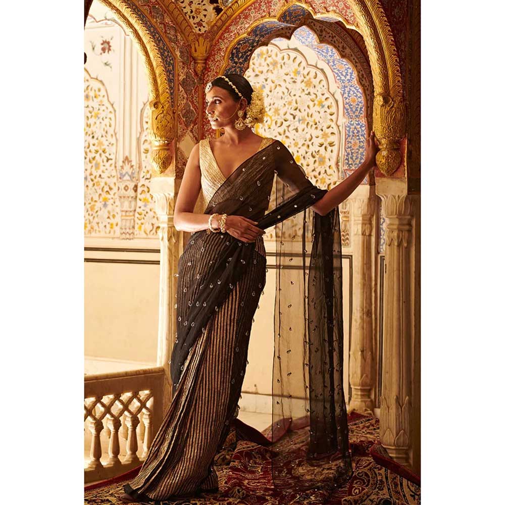 ITRH Azal Saree with Stitched Blouse