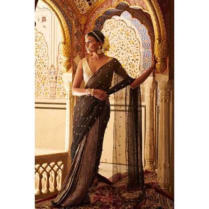 ITRH Azal Saree with Stitched Blouse