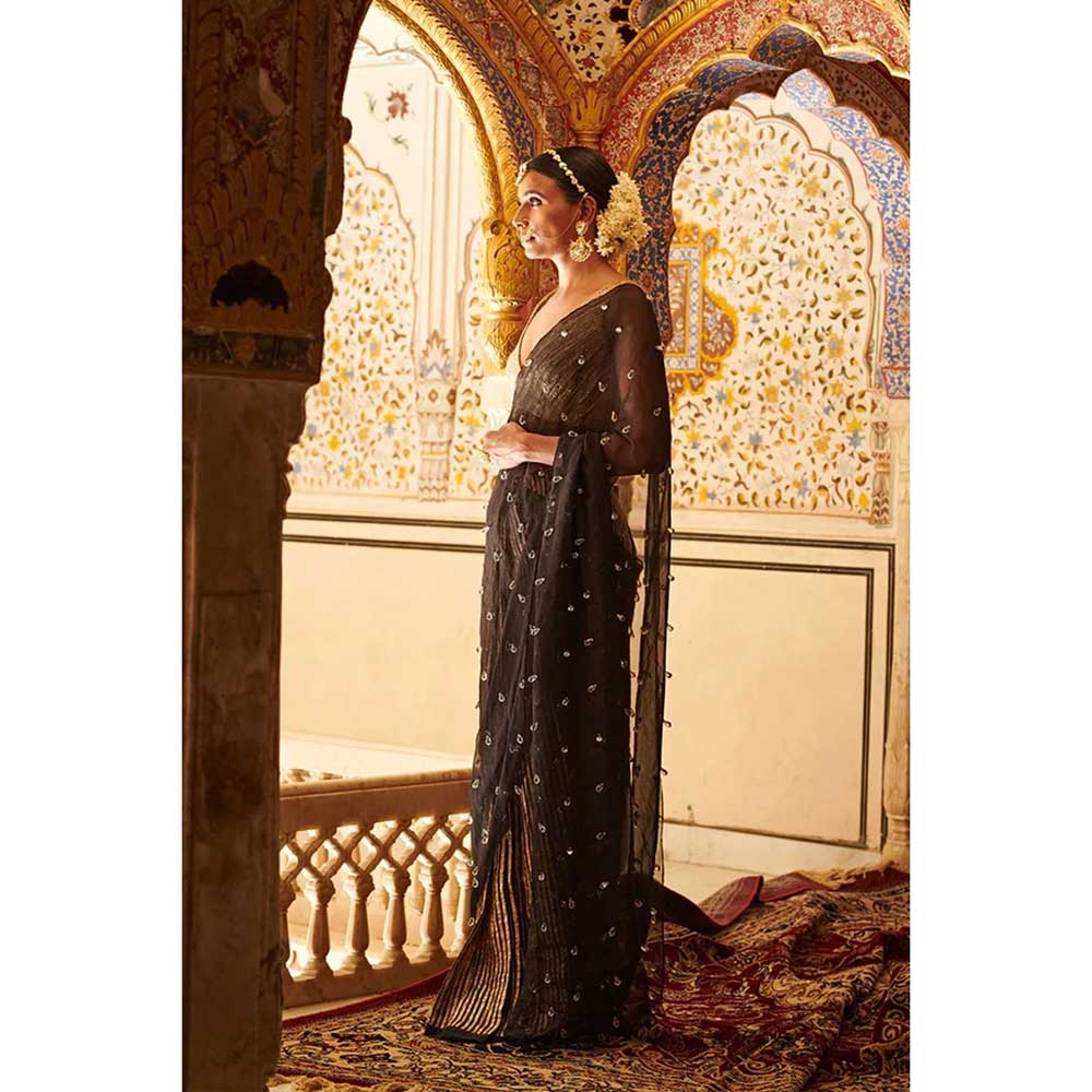 ITRH Azal Saree with Stitched Blouse