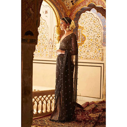 ITRH Azal Saree with Stitched Blouse